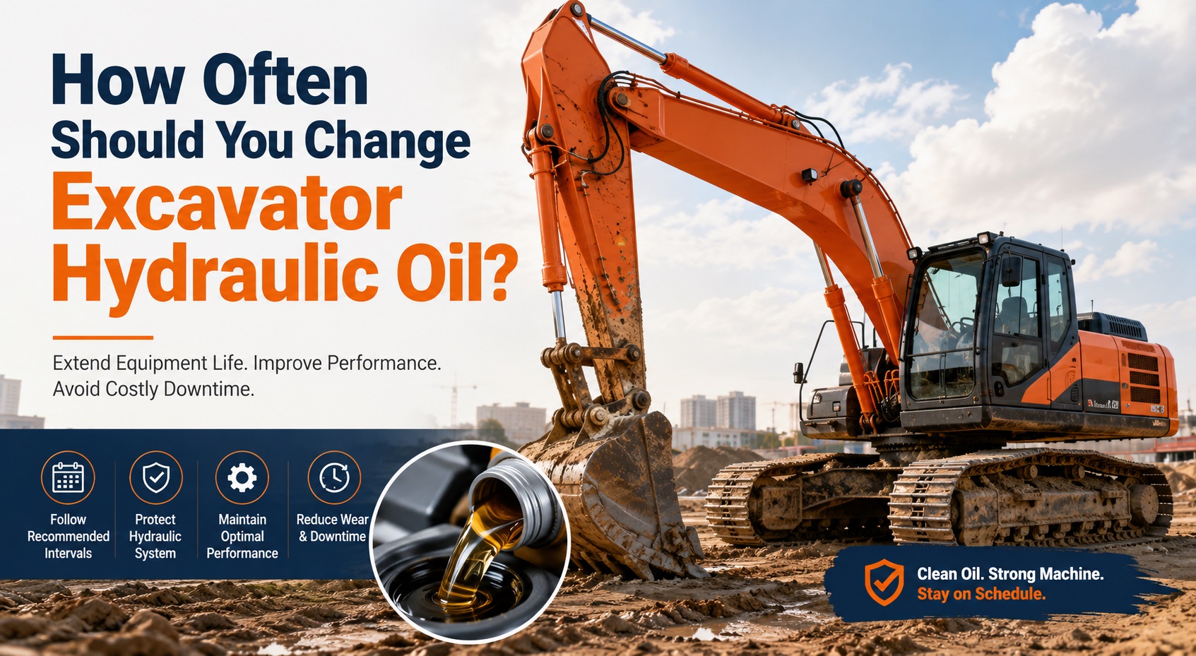 How Often Should You Change Excavator Hydraulic Oil?