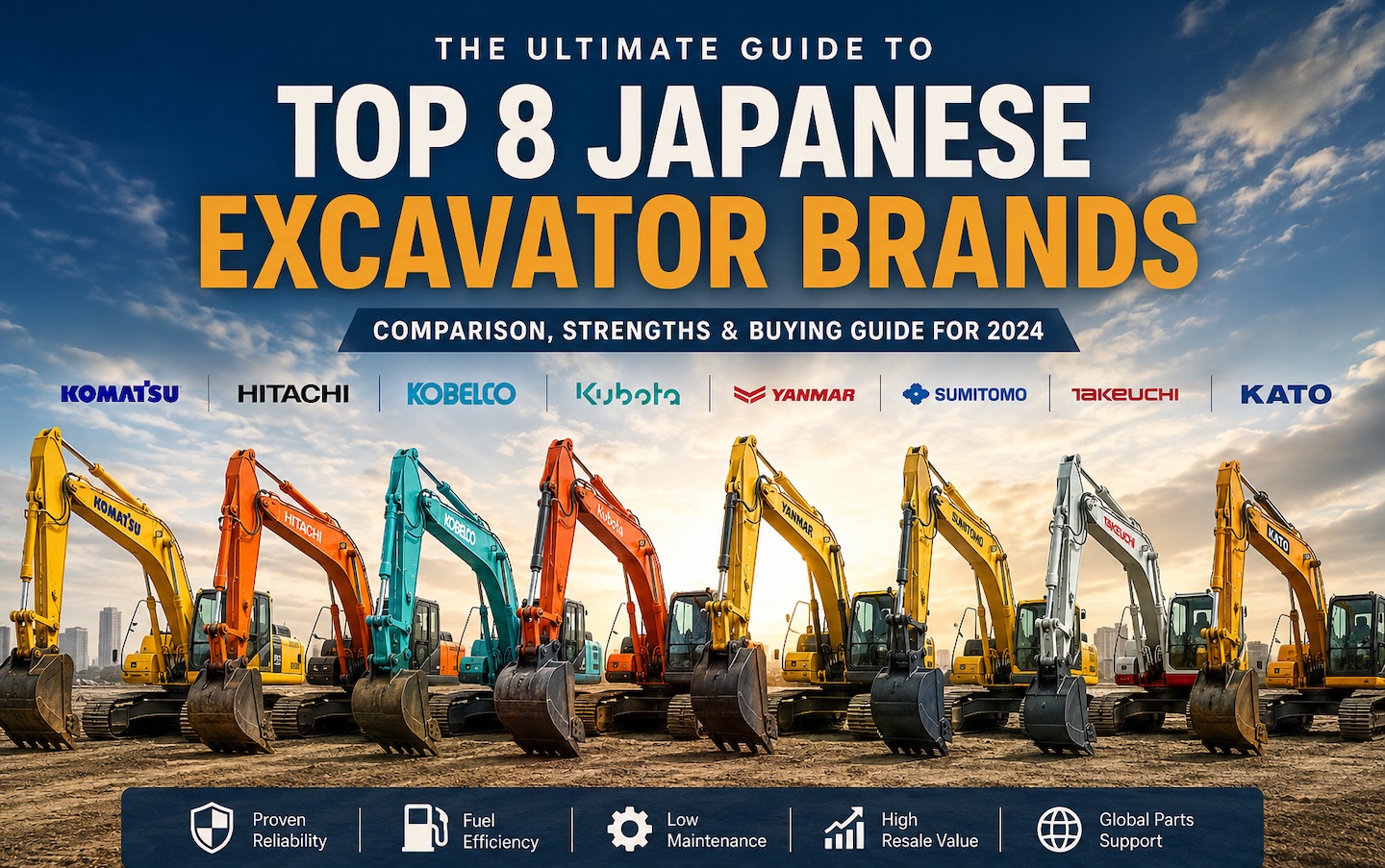 Japanese excavator brand