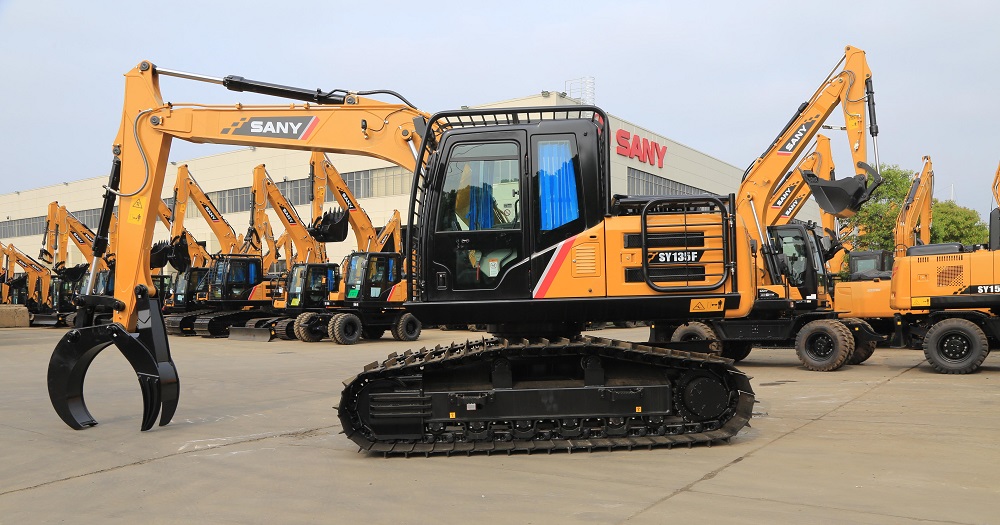 used SANY SY135F