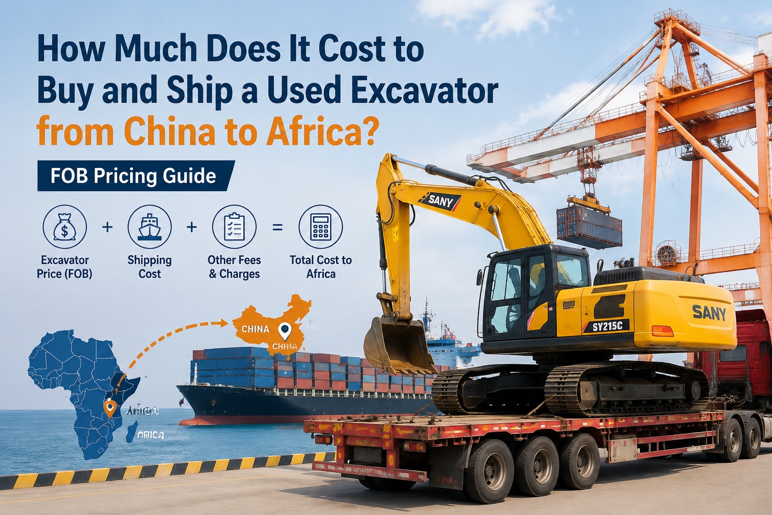 Used excavators From China